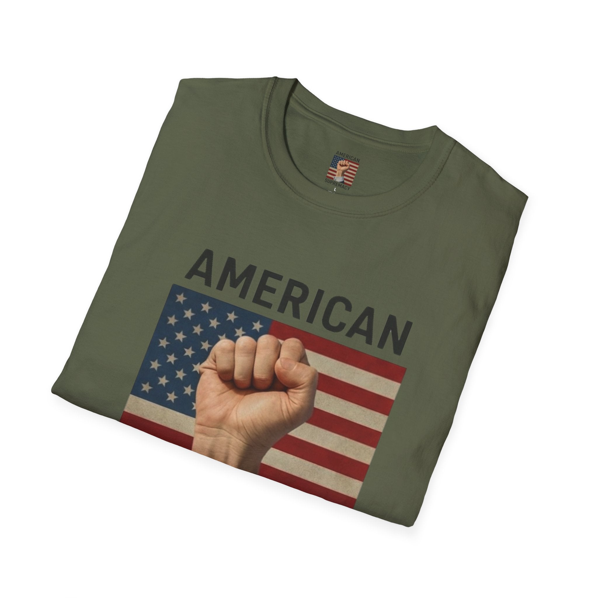 American Fist T‑Shirt — Patriotic Flag Graphic Tee